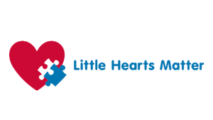 An image of a heart and puzzle piece from the heart. Little Hearts Matter