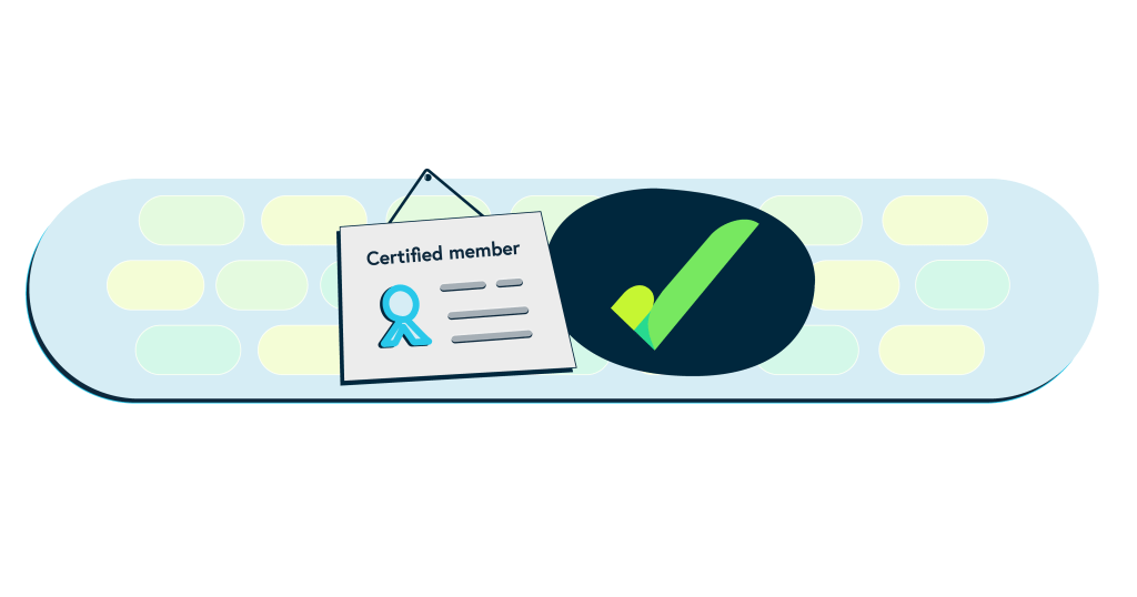 PIF TICK new certified member graphic