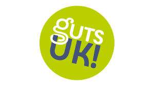 GutsUK! logo in a green circle