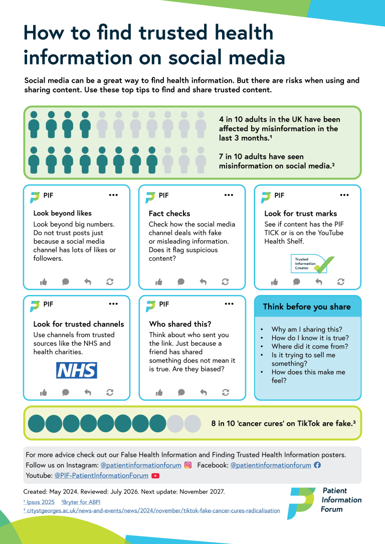Finding trusted health information on social media 2026