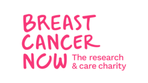 Breast Cancer Now logo. The research & care charity