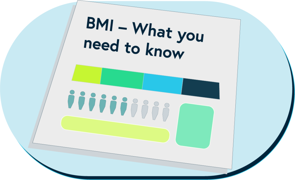 A simple illustration of the BMI – What you need to know poster.